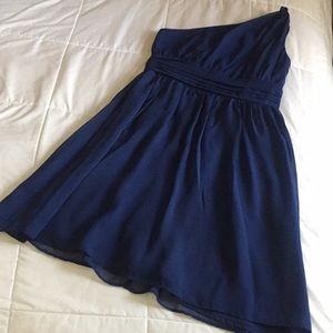 Tevolio One Shoulder Chiffon Dress